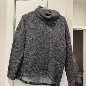 Columbia Charcoal Cowl Neck Sweater